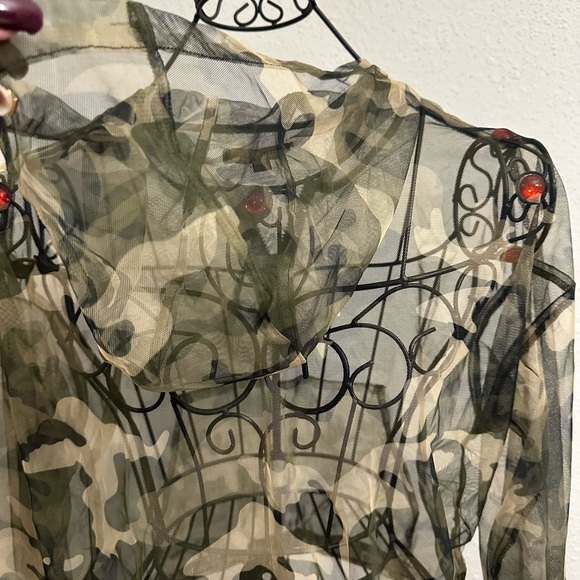 Shinestar Camouflage Mesh Jacket - Picture 5 of 9